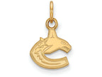 Logoart Sterling Silver Gp Vancouver Canucks Extra Small Pendant