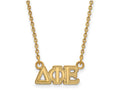 Logoart Sterling Silver Gp Delta Phi Epsilon Extra Small Pendant Necklace