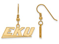 Logoart Sterling Silver Gp Eastern Kentucky University Small Dangle Earrings