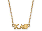 Logoart Sterling Silver Gp Kappa Alpha Theta Extra Small Pendant Necklace