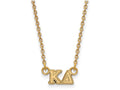 Logoart Sterling Silver Gp Kappa Delta Extra Small Pendant Necklace