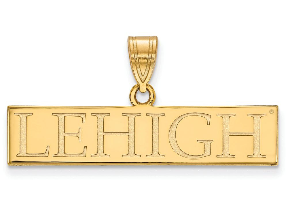 Logoart Sterling Silver Gp Lehigh University Large Pendant