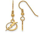 Sterling Silver Gp Nhl Logoart Tampa Bay Lightning Extra Small Dangle Earrings