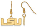 Logoart Sterling Silver Gp Louisiana State University Small Dangle Earrings
