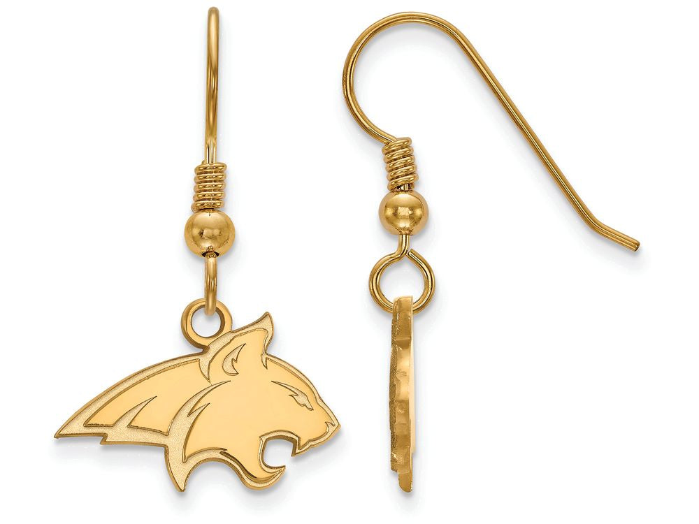 Logoart Sterling Silver Gp Montana State University Small Dangle Earrings