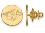 Sterling Silver Gp Nhl Logoart Nashville Predators Lapel Pin