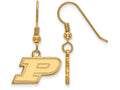 Logoart Sterling Silver Gp Purdue Extra Small Dangle Earrings
