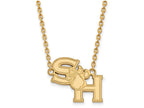 Logoart Sterling Silver Gp Sam Houston State U Large Pendant Necklace