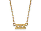 Logoart Sterling Silver Gp Sigma Sigma Sigma Extra Small Pendant Necklace