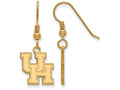 Logoart Sterling Silver Gp University Of Houston Small Dangle Earrings
