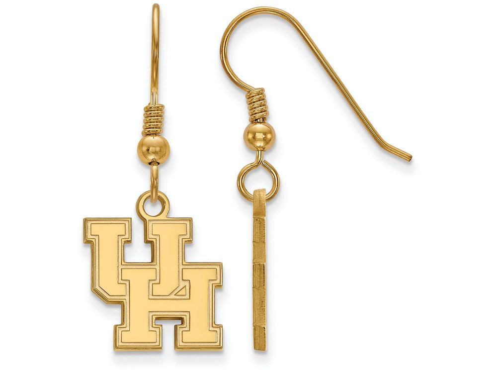 Logoart Sterling Silver Gp University Of Houston Small Dangle Earrings