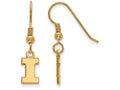 Logoart Sterling Silver Gp University Of Illinois Extra Small Dangle Earrings
