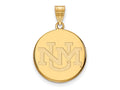 Logoart Sterling Silver Gp University Of New Mexico Large Pendant