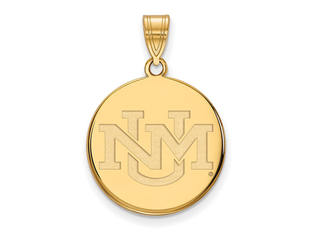 Logoart Sterling Silver Gp University Of New Mexico Large Pendant
