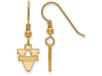 Logoart Sterling Silver Gp University Of Virginia Extra Small Dangle Earrings