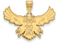 Logoart Sterling Silver Gp Rice University Large Pendant