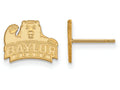 Logoart Sterling Silver Gp Baylor University Extra Small Post Earrings