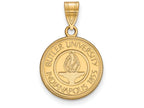 Logoart Sterling Silver Gp Butler University Medium Crest Pendant