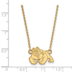 Logoart Sterling Silver Gp California State U Fresno Small Pendant Necklace