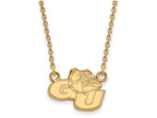 Logoart Sterling Silver Gp Gonzaga University Small Pendant Necklace