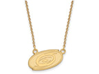 Sterling Silver Gp Nhl Logoart Carolina Hurricanes Small Pendant Necklace