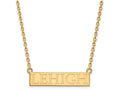 Logoart Sterling Silver Gp Lehigh University Large Pendant Necklace