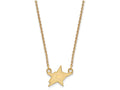 Sterling Silver Gp Nhl Logoart Dallas Stars Small Pendant Necklace