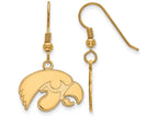 Logoart Sterling Silver Gp University Of Iowa Small Dangle Earrings