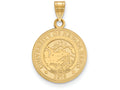 Logoart Sterling Silver Gp University Of Nevada Medium Crest Pendant