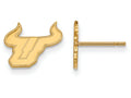 Logoart Sterling Silver Gp University Of South Florida Extra Small Post Earrings