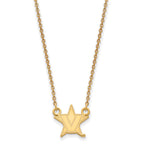 Logoart Sterling Silver Gp Vanderbilt University Small Pendant Necklace