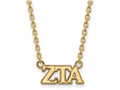 Logoart Sterling Silver Gp Zeta Tau Alpha Medium Pendant Necklace