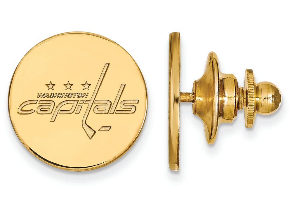Sterling Silver Gp Nhl Logoart Washington Capitals Lapel Pin