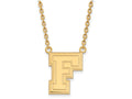 Logoart Sterling Silver Gp Fordham University Large Pendant Necklace