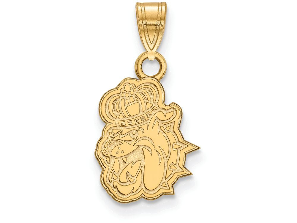 Logoart Sterling Silver Gp James Madison University Small Pendant