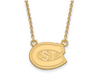 Logoart Sterling Silver Gp St. Cloud State Small Pendant Necklace