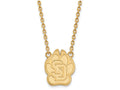Logoart Sterling Silver Gp U Of South Dakota Large Pendant Necklace