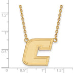 Logoart Sterling Silver Gp The U Of Tenn At Chattanooga Large  Pendant Necklace