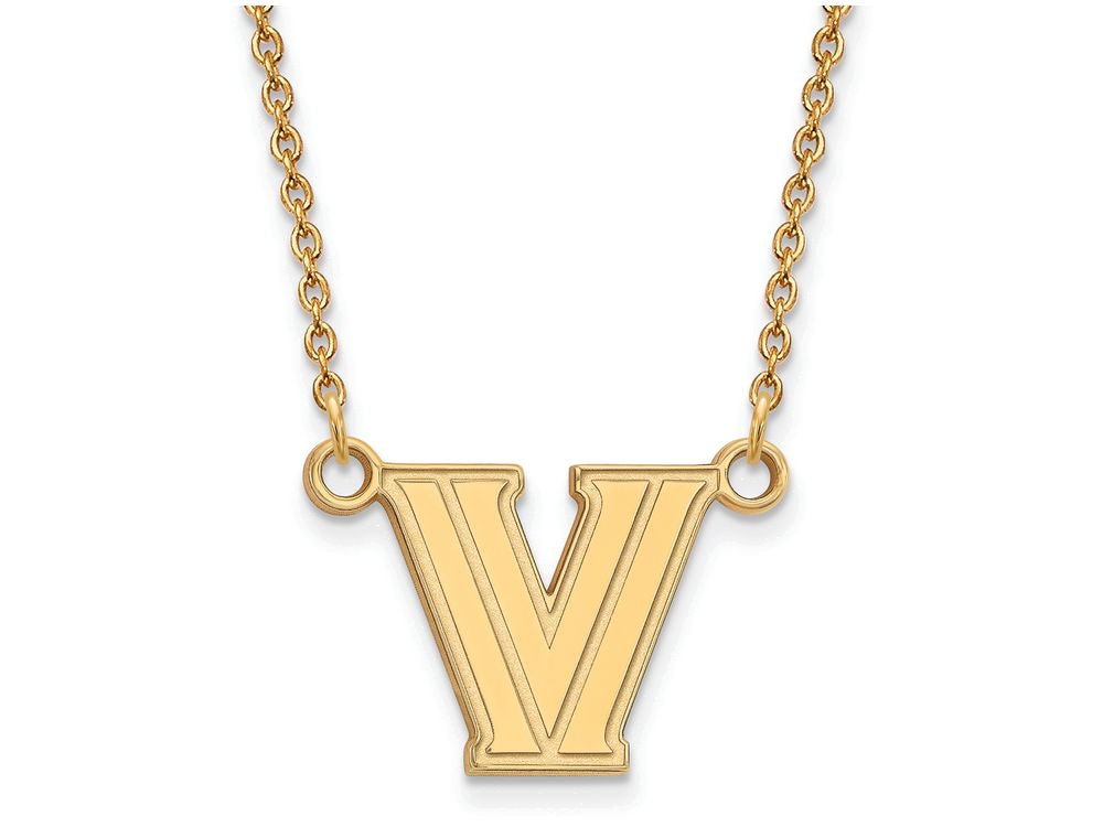 Logoart Sterling Silver Gp Villanova University Small Pendant Necklace
