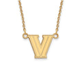 Logoart Sterling Silver Gp Villanova University Small Pendant Necklace