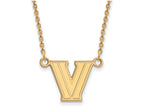 Logoart Sterling Silver Gp Villanova University Small Pendant Necklace