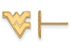Logoart Sterling Silver Gp West Virginia University Extra Small Post Earrings