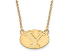 Logoart Sterling Silver Gp Brigham Young U Small Pendant Necklace