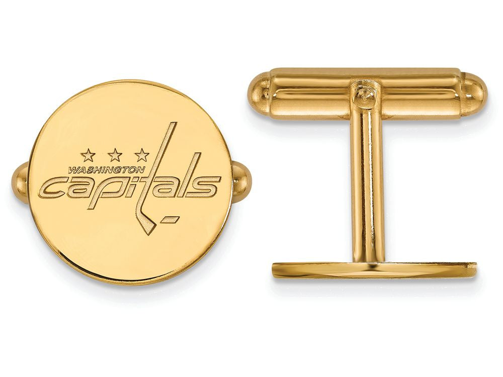 Sterling Silver Gp Nhl Logoart Washington Capitals Cuff Links