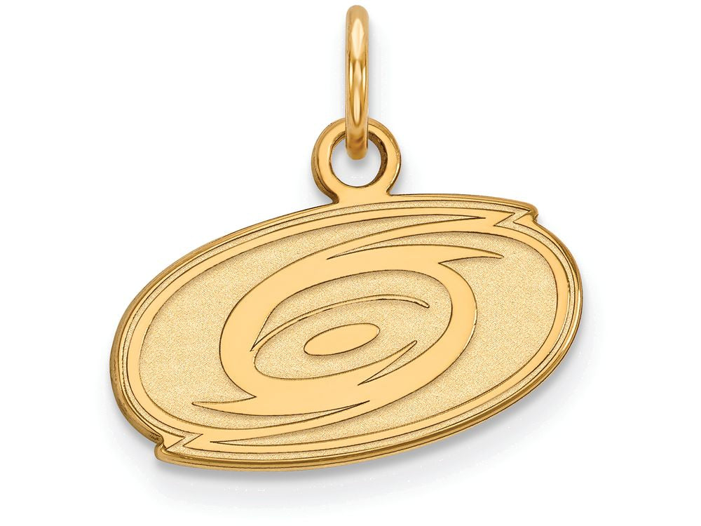 Sterling Silver Gp Nhl Logoart Carolina Hurricanes Extra Small Pendant