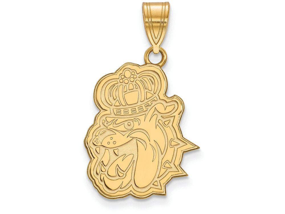 Logoart Sterling Silver Gp James Madison University Large Pendant