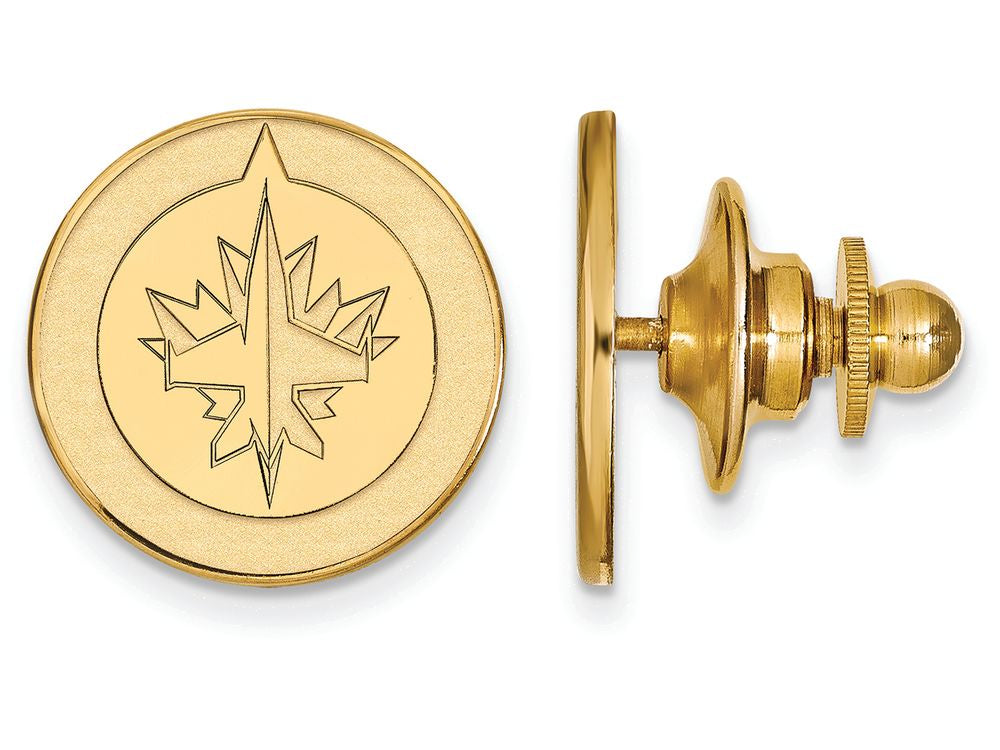 Sterling Silver Gp Nhl Logoart Winnipeg Jets Lapel Pin
