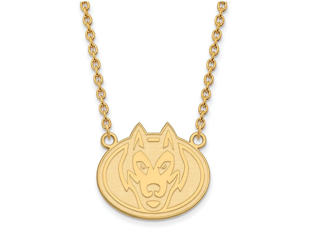 Logoart Sterling Silver Gp St. Cloud State Large Pendant Necklace