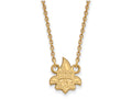 Logoart Sterling Silver Gp U Of New Orleans Small Pendant Necklace
