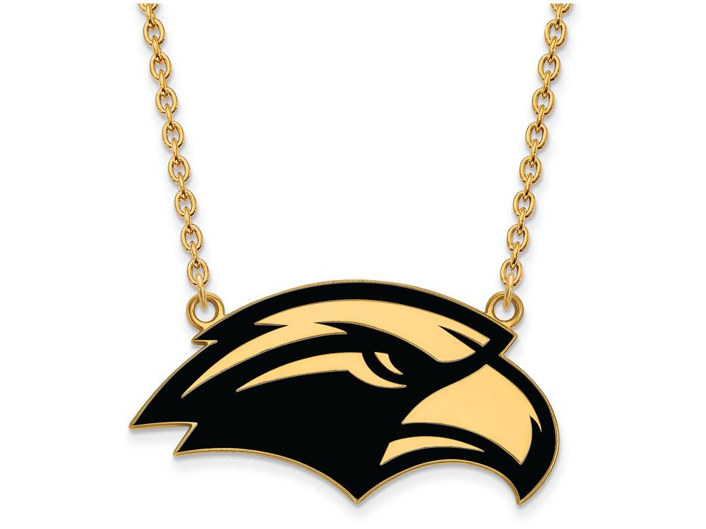 Logoart Sterling Silver Gp U Of Southern Misterling Silver Large  Enamel Pendant Necklace